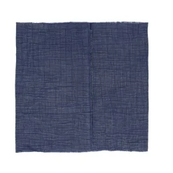 Pomax Linge De Table-A TAVOLA - set de table - coton - L 140 x W 40 cm - bleu