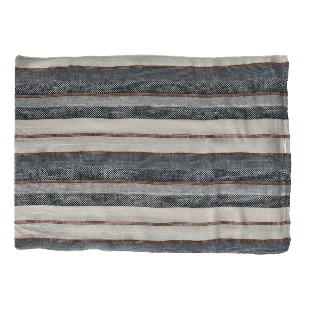 Pomax Linge De Table-ADRIATICO - nappe - coton - L 250 x W 170 cm - mix de couleurs