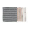 Pomax Linge De Table-ADRIATICO - set/3 serviettes - coton / lin - L 40 x W 40 cm - mix de couleurs