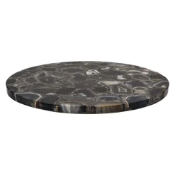 Pomax Concepts Modulaires-AGATA - dessus de table pour Granada - pierre d'agate - DIA 55 x H 4 cm - café