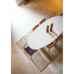 Pomax Chaises-ALBERTON - chaise - bois d'acacia - L 46 x W 47 x H 86 cm - naturel