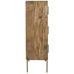 Pomax Armoires-ALFREDO - armoire - bois de mangier - L 40 x W 40 x H 145 cm - naturel