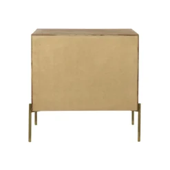Pomax Armoires-ALFREDO - armoire - bois de mangier - L 80 x W 40 x H 85 cm - naturel