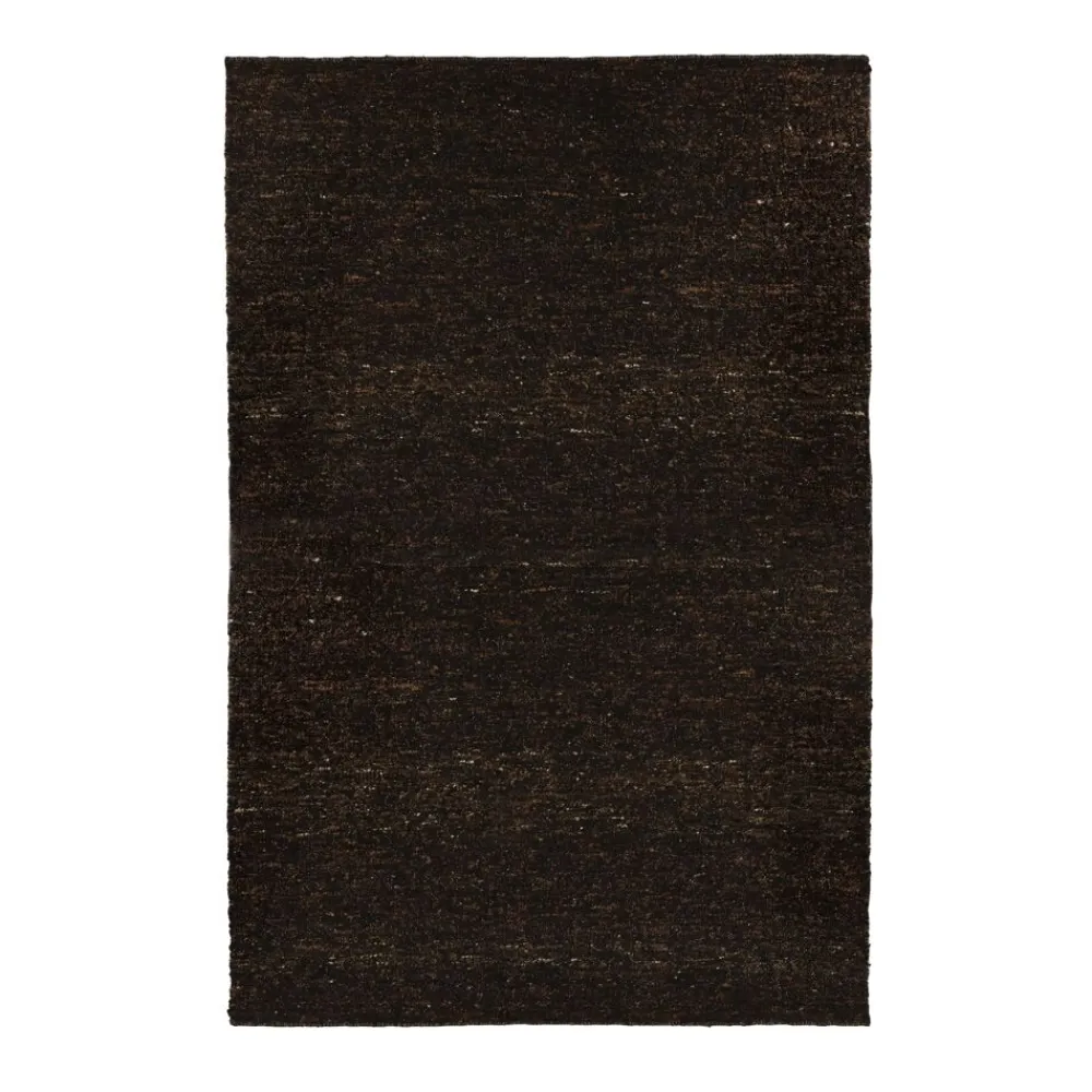 Pomax Tapis-ALICE - tapis à poils ras - laine - L 300 x W 200 cm (+ - 7 cm ) - brun
