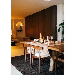Pomax Tapis-ALICE - tapis à poils ras - laine - L 240 x W 180 cm (+ - 7 cm ) - brun