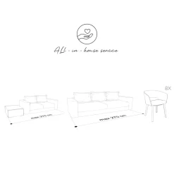 Pomax Concepts Modulaires-ALL IN HOUSE SERVICE - canapé ou chaises -