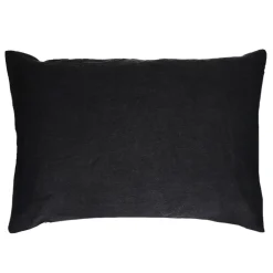 Pomax Coussins-ALPHA BASICS - coussin - lin - L 70 x W 50 cm - gris orage