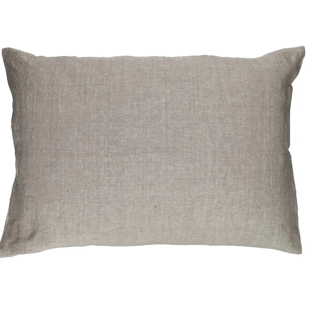 Pomax Coussins-ALPHA BASICS - coussin - lin - L 70 x W 50 cm - naturel