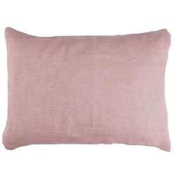 Pomax Coussins-ALPHA BASICS - coussin - lin - L 70 x W 50 cm - poudre rose