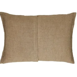 Pomax Coussins-ALPHA BASICS - coussin - lin - L 70 x W 50 cm - ocre