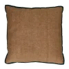 Pomax Coussins-ALPHA OPPOSITES - coussin - lin / coton - L 45 x W 45 cm - ocre