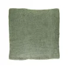 Pomax Coussins-ALPHA OPPOSITES - coussin - lin / coton - L 45 x W 45 cm - vert