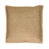Pomax Coussins-ALPHA OPPOSITES - coussin - lin / coton - L 45 x W 45 cm - ocre