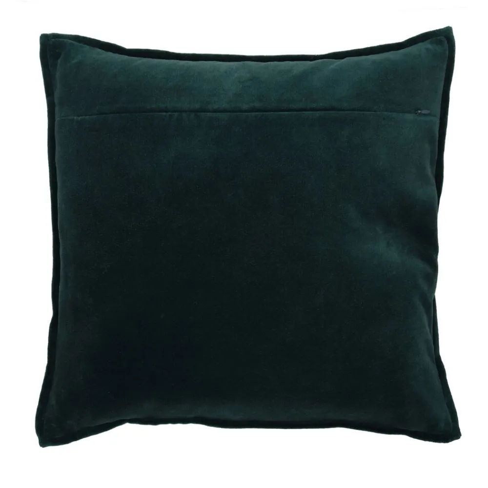 Pomax Coussins-ALPHA OPPOSITES - coussin - lin / coton - L 45 x W 45 cm - ocre