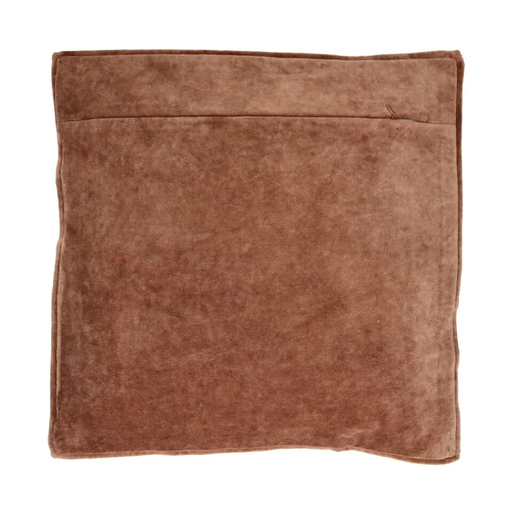 Pomax Coussins-ALPHA OPPOSITES - coussin - lin / coton - L 45 x W 45 cm - cannelle