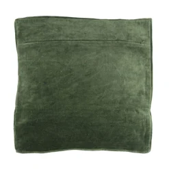 Pomax Coussins-ALPHA OPPOSITES - coussin - lin / coton - L 45 x W 45 cm - vert