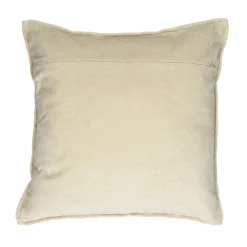 Pomax Coussins-ALPHA OPPOSITES - coussin - lin / coton - L 45 x W 45 cm - café