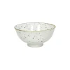 Pomax Vaisselle-ALTO - bol à céréales - porcelaine - DIA 12 x H 6 cm - noir/blanc