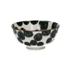 Pomax Vaisselle-ALTO - bol à céréales - porcelaine - DIA 12 x H 6 cm - noir/blanc