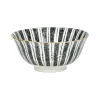 Pomax Vaisselle-ALTO - bol à soupe - porcelaine - DIA 15,5 x H 7 cm - noir/blanc