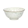 Pomax Vaisselle-ALTO - bol à soupe - porcelaine - DIA 15,5 x H 7 cm - noir/blanc