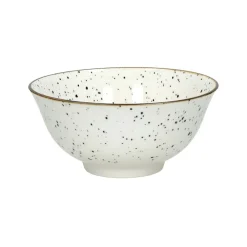 Pomax Vaisselle-ALTO - bol à soupe - porcelaine - DIA 15,5 x H 7 cm - noir/blanc