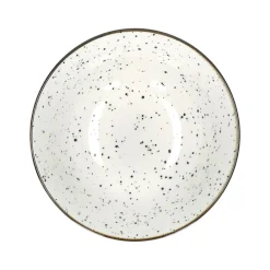 Pomax Vaisselle-ALTO - bol à soupe - porcelaine - DIA 15,5 x H 7 cm - noir/blanc