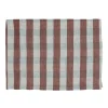 Pomax Linge De Table-AMALIA - nappe de table - lin - L 300 x W 170 cm - rouge