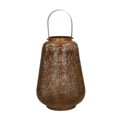 Pomax Lanternes-AMANI - lanterne - métal - DIA 25 x H 35 cm - rouille
