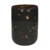 Pomax Photophores / T-lights-AMBER - photophore - verre - DIA 16 x H 23 cm - brun