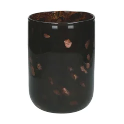 Pomax Photophores / T-lights-AMBER - photophore - verre - DIA 16 x H 23 cm - brun