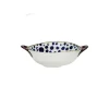 Pomax Vaisselle-ANAFI - plat à four/bol - porcelaine - L 17,5 x W 13,7 x H 5 cm - bleu
