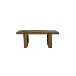 Pomax Bancs-ANDALUCIA - banc - bois récupéré - L 120 x W 40 x H 45 cm - naturel