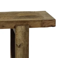 Pomax Bancs-ANDALUCIA - banc - bois récupéré - L 120 x W 40 x H 45 cm - naturel
