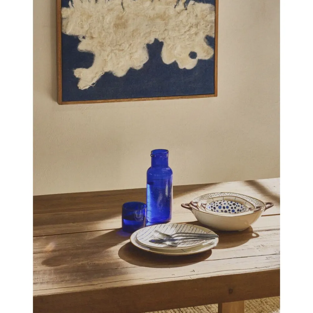 Pomax Tables-ANDALUCIA - table - bois récupéré - L 300 x W 100 x H 76 cm - naturel