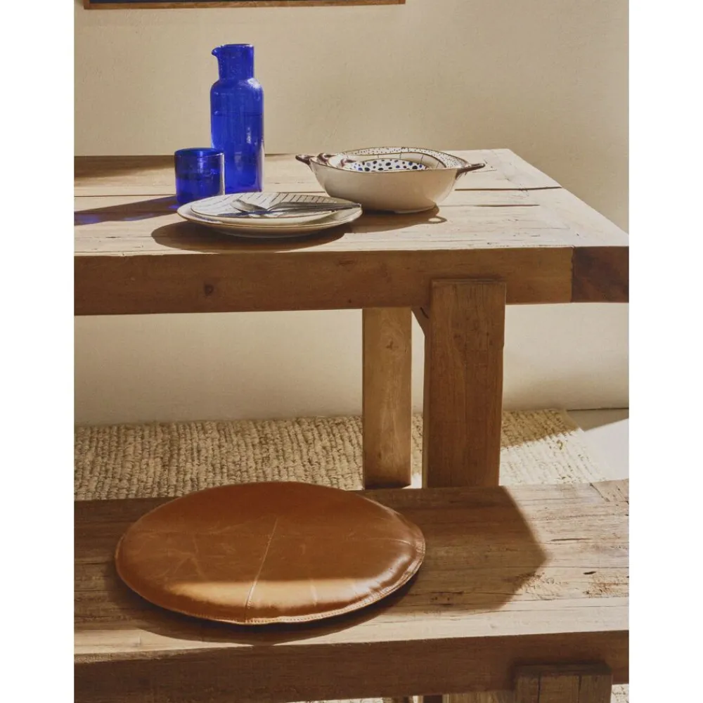 Pomax Tables-ANDALUCIA - table - bois récupéré - L 300 x W 100 x H 76 cm - naturel