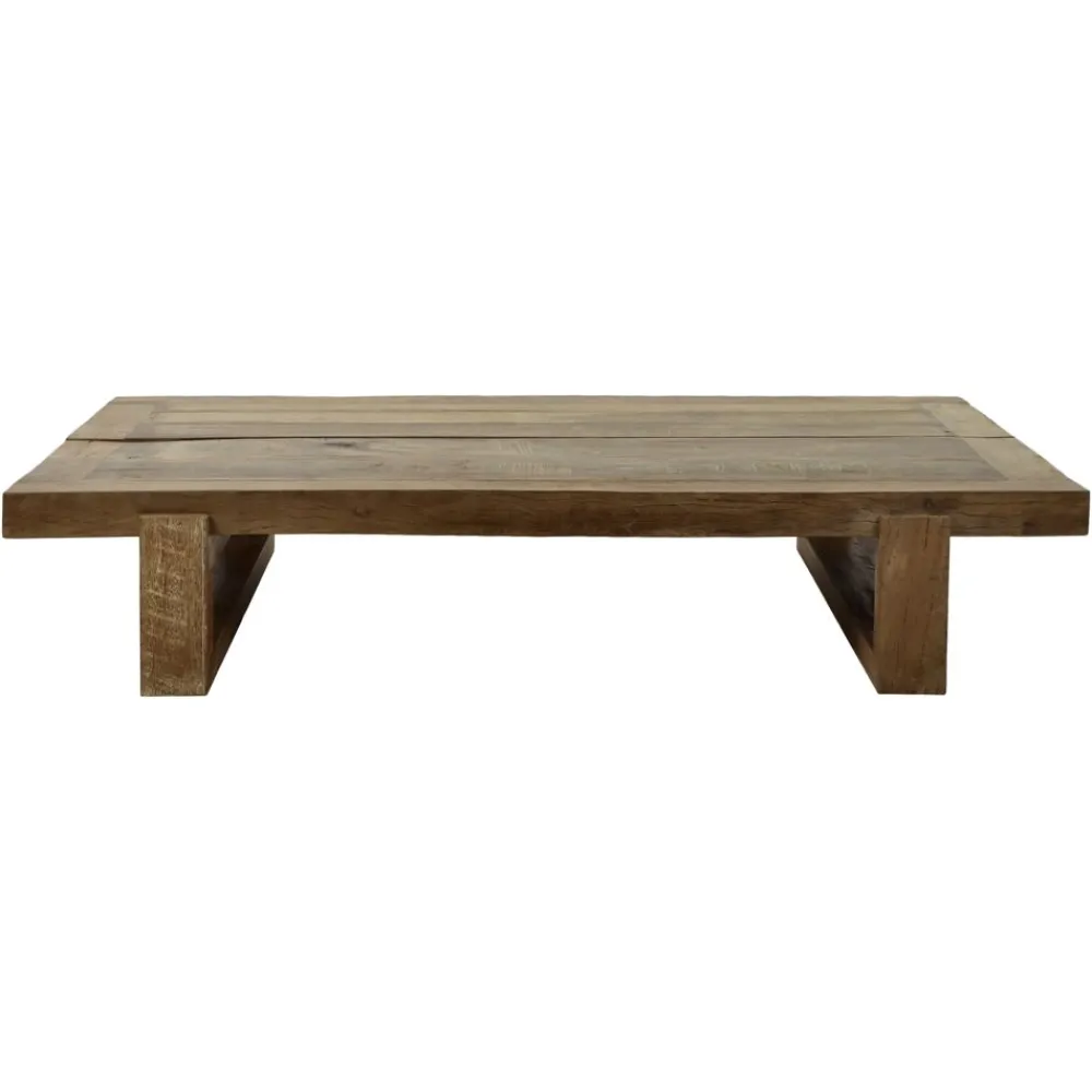 Pomax Tables Basses | Tables-ANDALUCIA - table basse - bois récupéré - L 160 x W 99 x H 30 cm - naturel