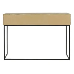 Pomax Consoles-ANGELA - console - bois de mangier / métal - L 120 x W 40 x H 85 cm - naturel