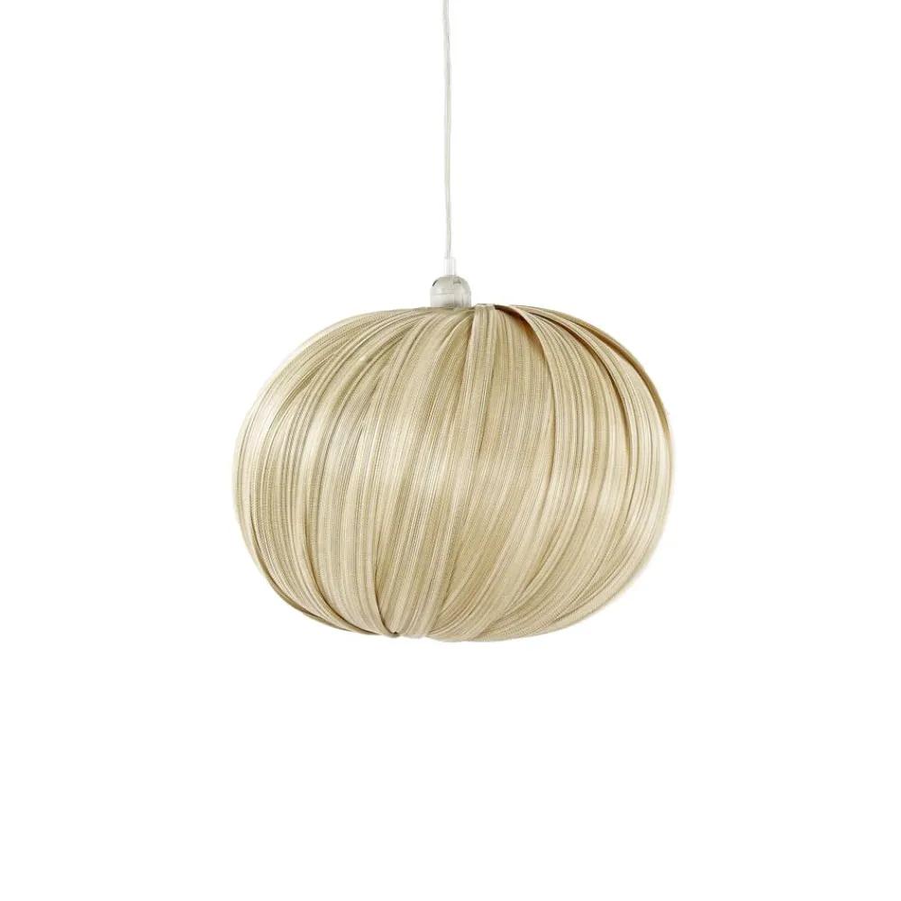 Pomax Suspensions-ARCO - lampe suspendue - bambou - DIA 42 x H 28 cm - naturel