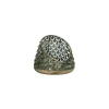 Pomax Photophores / T-lights-ARMADILLO - photophore - métal / verre - DIA 11 x H 9,5 cm - brass