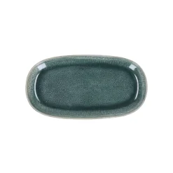 Pomax Vaisselle-AUDREY - assiette ovale - grès - L 22,5 x W 12 x H 2 cm - canard