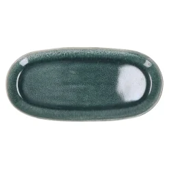 Pomax Vaisselle-AUDREY - assiette ovale - grès - L 27 x W 13 x H 2,3 cm - canard