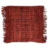 Pomax Coussins-AYALA - coussin - coton - L 45 x W 45 cm - corail