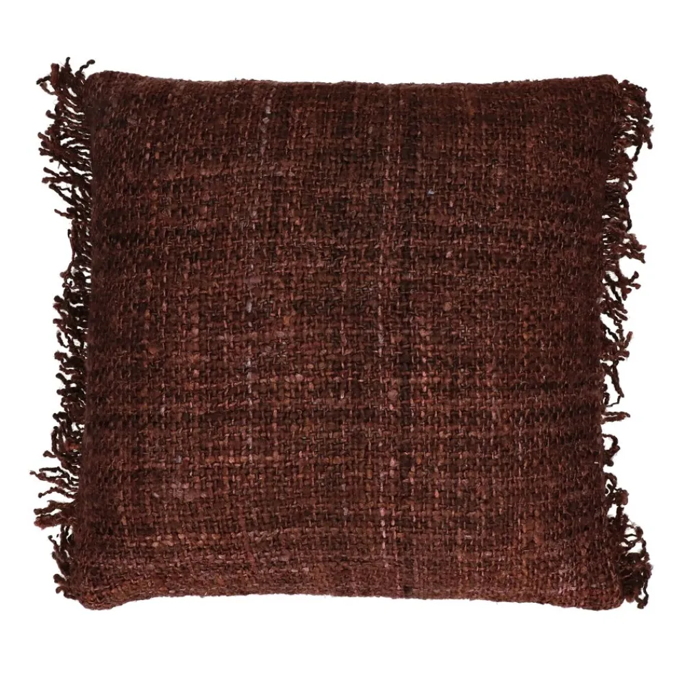 Pomax Coussins-AYALA - coussin - coton - L 45 x W 45 cm - rouille