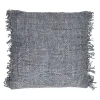 Pomax Coussins-AYALA - coussin - coton - L 45 x W 45 cm - gris bleu
