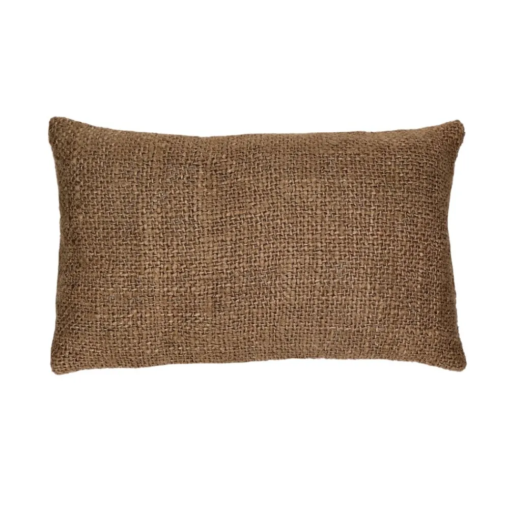 Pomax Coussins-AYALA - coussin - coton - L 50 x W 30 cm - tabac