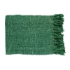 Pomax Plaids-AYALA - plaid - coton - L 150 x W 125 cm - vert