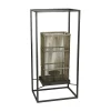 Pomax Photophores / T-lights-AZIA - photophore - canne / métal - L 24 x W 18 x H 50 cm - brun