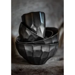 Pomax Vaisselle-BARISTA - bol à céréales - grès - DIA 12 x H 5,5 cm - chocolat