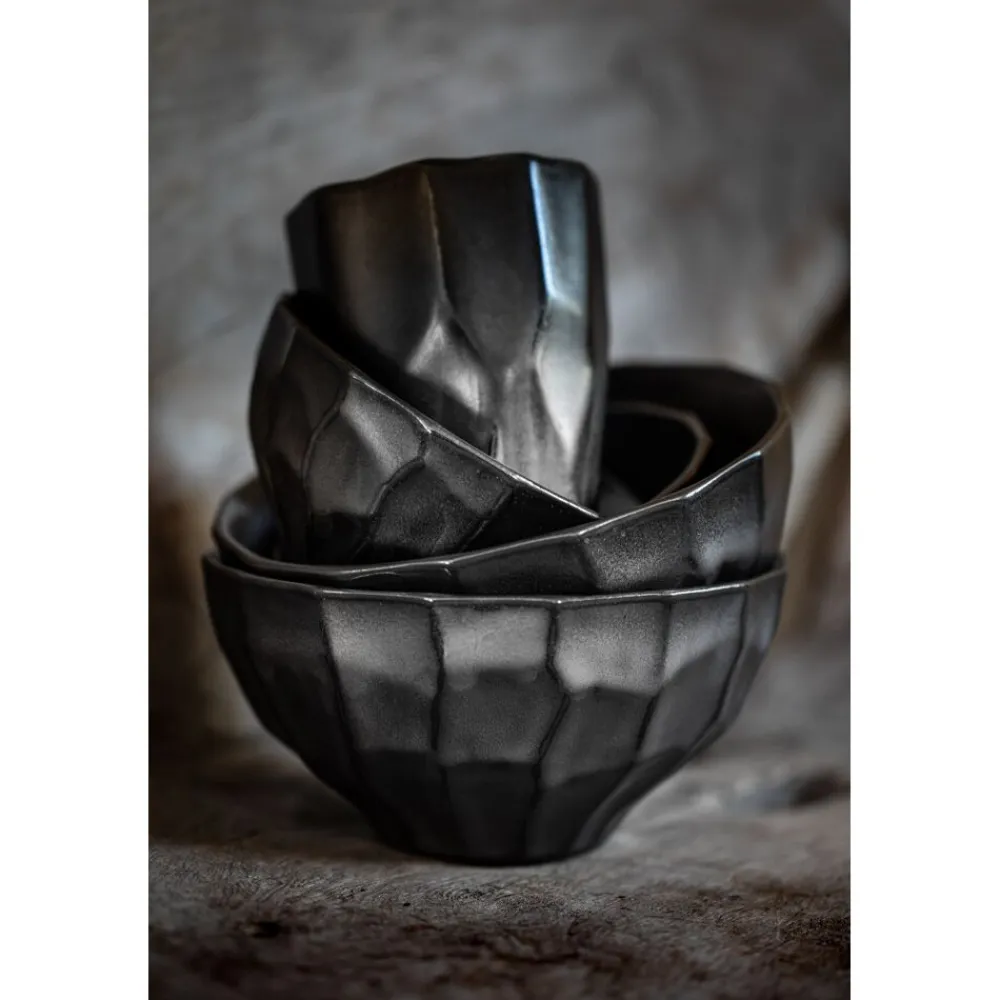 Pomax Vaisselle-BARISTA - bol à céréales - grès - DIA 12 x H 5,5 cm - chocolat